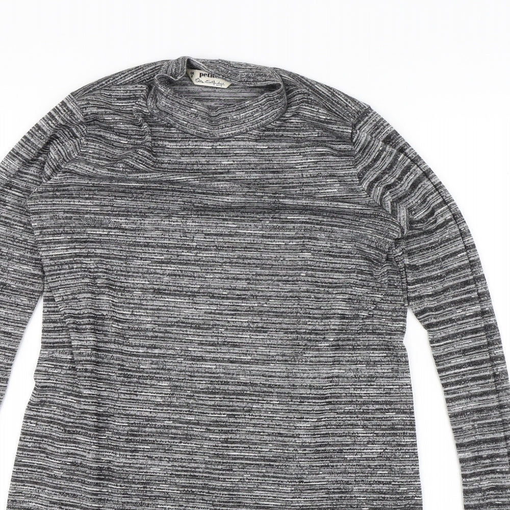 Miss Selfridge Womens Grey   Jumper Dress  Size 8