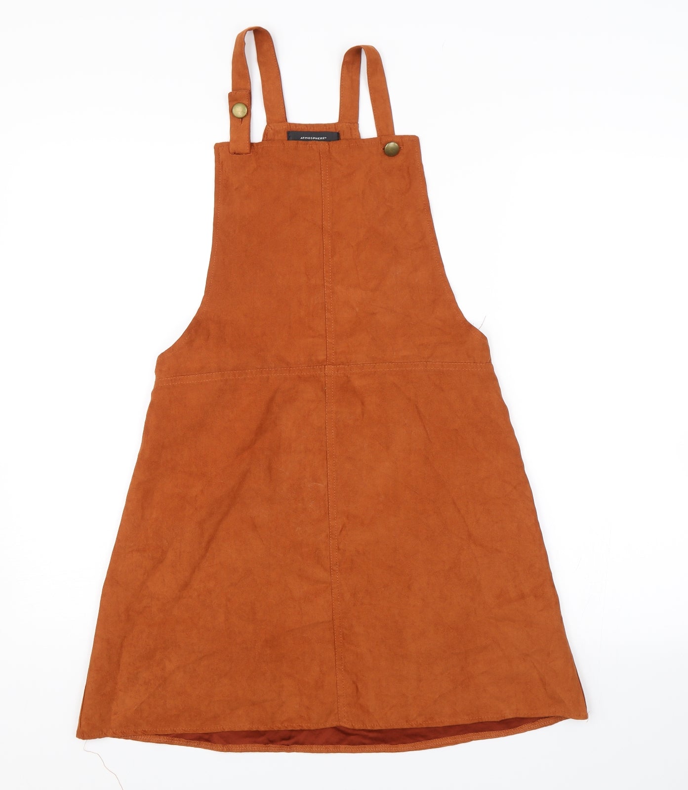 Atmosphere Womens Orange   Pinafore/Dungaree Dress  Size 12