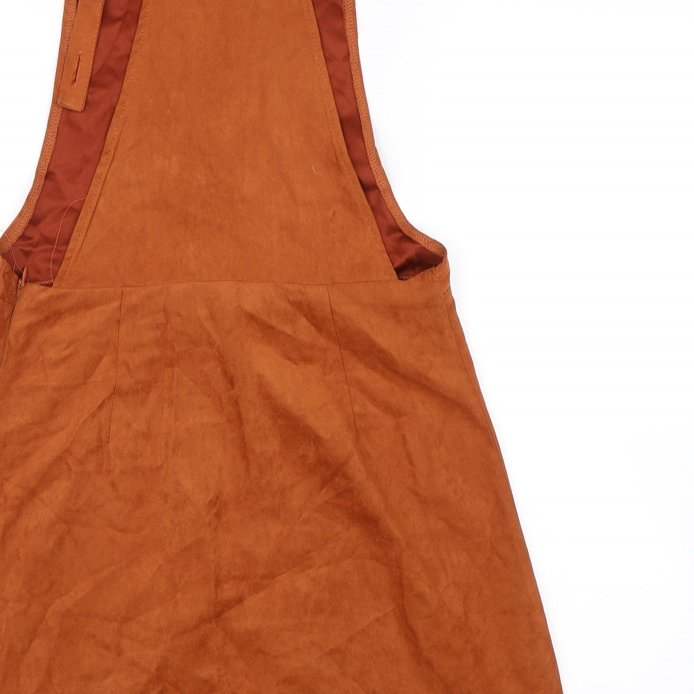 Atmosphere Womens Orange   Pinafore/Dungaree Dress  Size 12