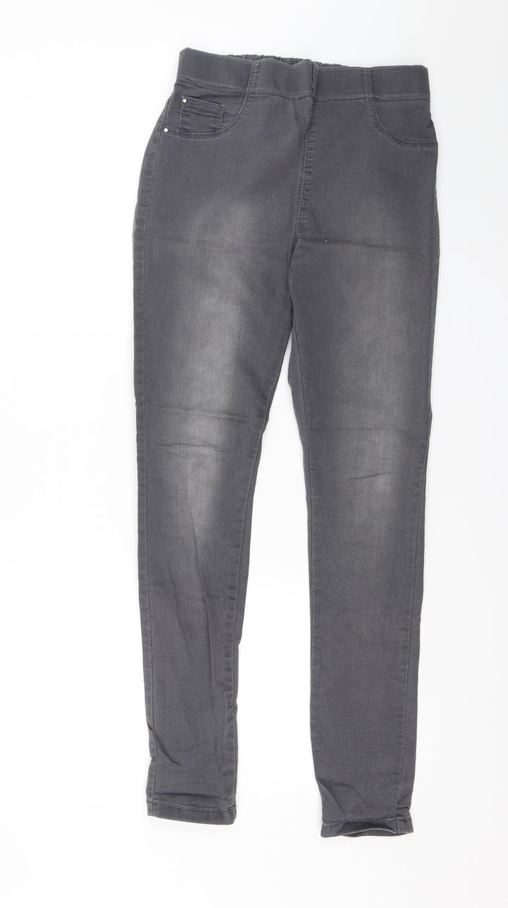 Papaya Womens Grey   Jegging Jeans Size 10 L26 in
