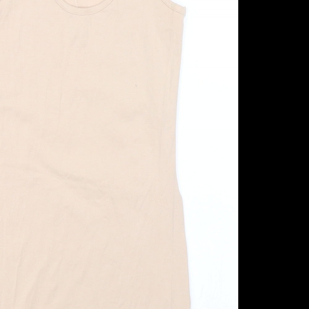 New Look Womens Pink   Basic Tank Size 8