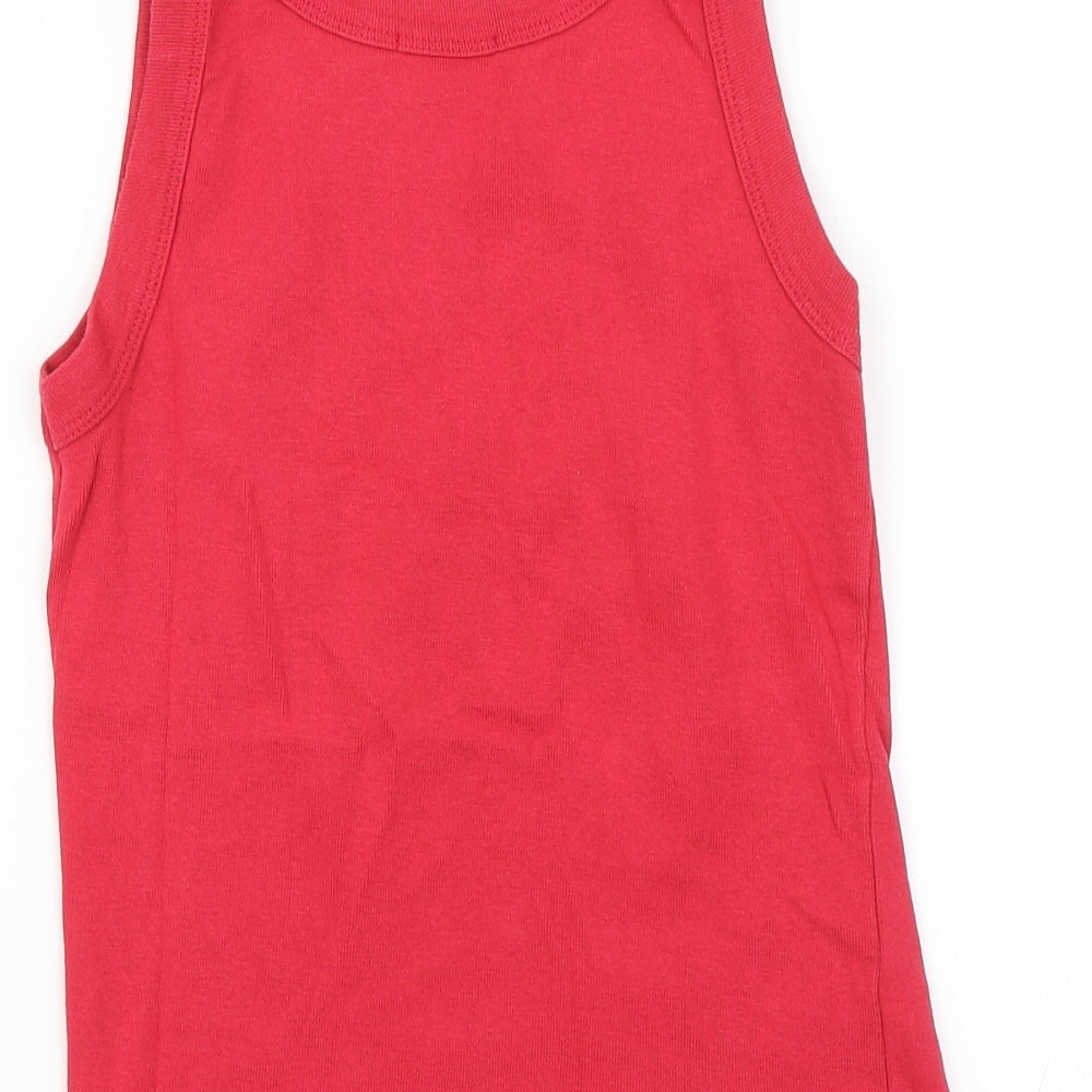 Topshop Womens Pink   Basic Tank Size 10