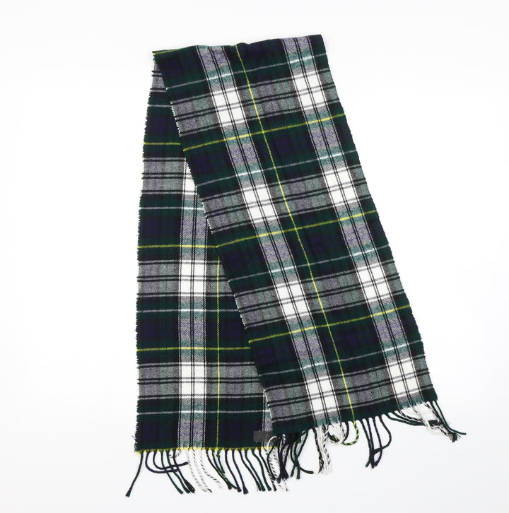 Preworn Unisex Green Plaid Scarf