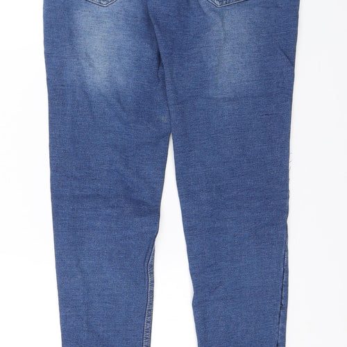 Vanilla Star Womens Blue  Denim Skinny Jeans Size 26 in L26 in
