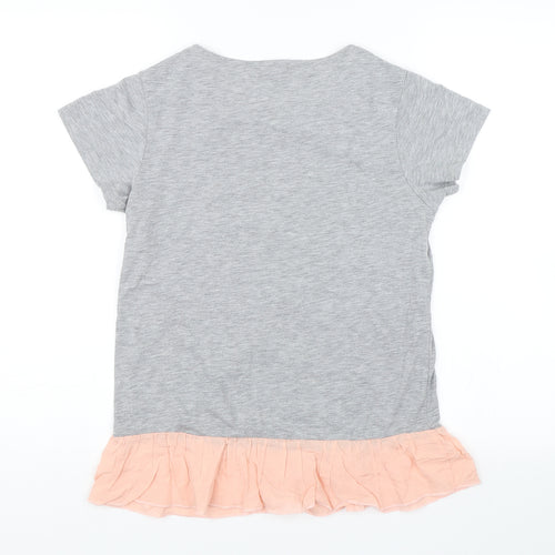 Papaya Womens Grey   Basic T-Shirt Size 8