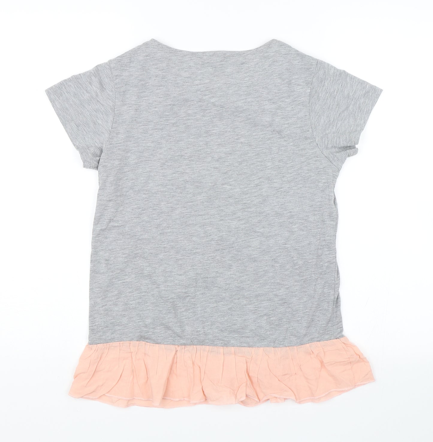 Papaya Womens Grey   Basic T-Shirt Size 8