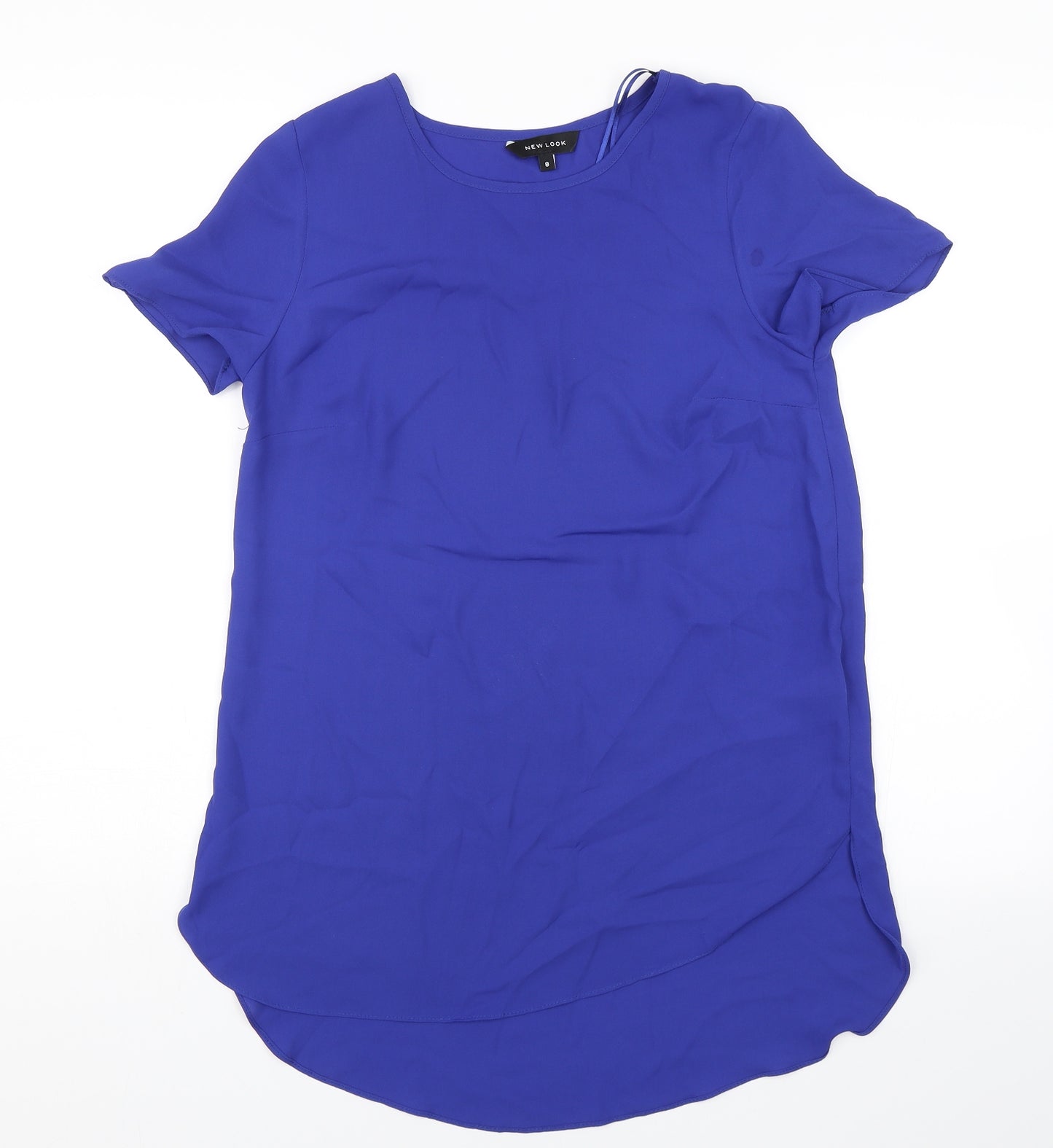 New Look Womens Blue   Basic Blouse Size 8