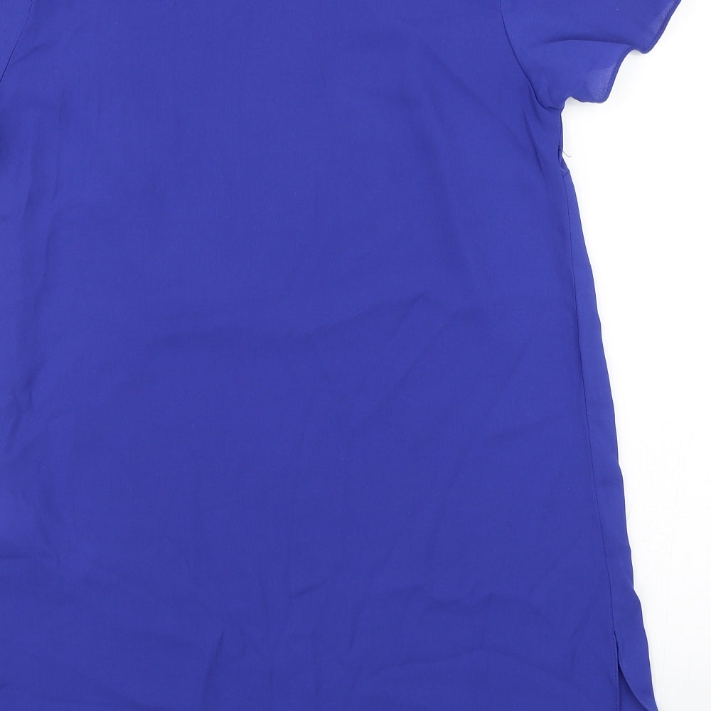 New Look Womens Blue   Basic Blouse Size 8