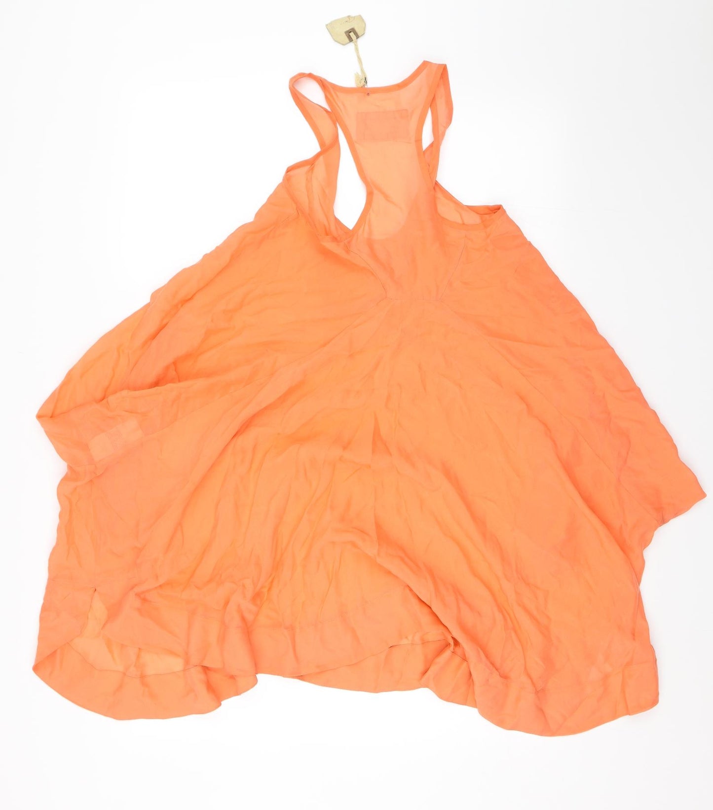 All Saints Womens Orange   Basic Blouse Size 8