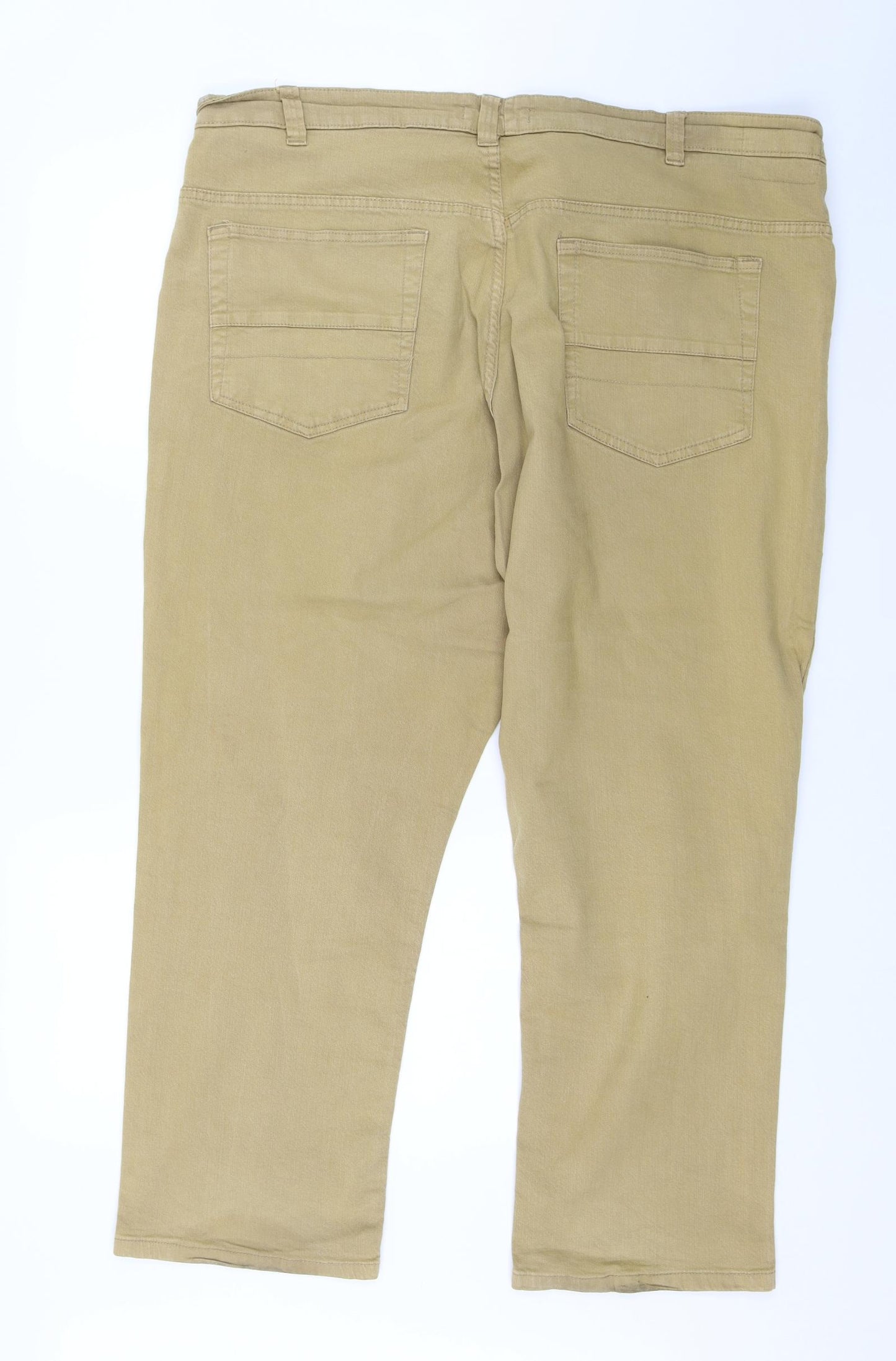 Jacamo Mens Beige   Straight Jeans Size 46 L25 in