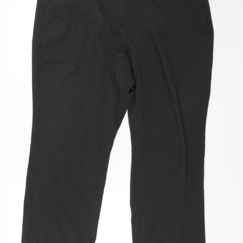 M&S Womens Black   Dress Pants Trousers Size 18 L23 in