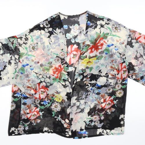 Atmosphere Womens Black Floral  Shrug Jumper Size S