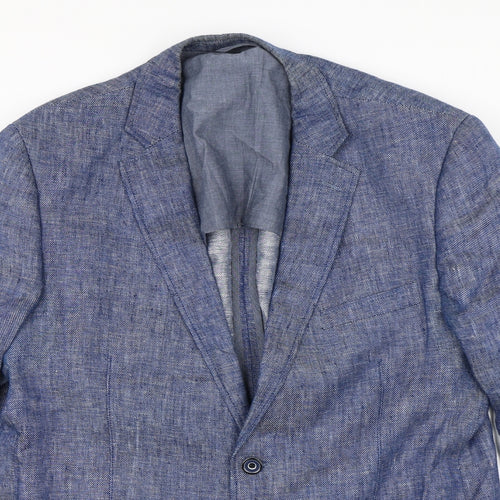 Conbipel Mens Blue   Jacket Blazer Size 46