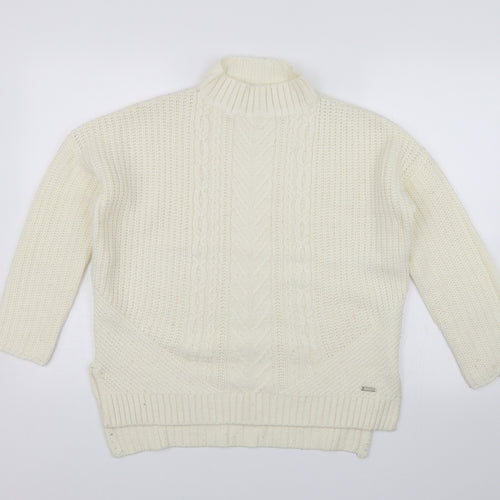 House Womens White   Pullover Jumper Size XS