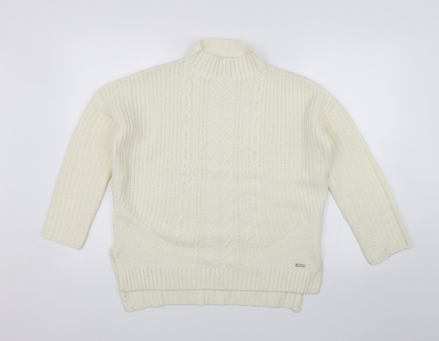 House Womens White   Pullover Jumper Size XS