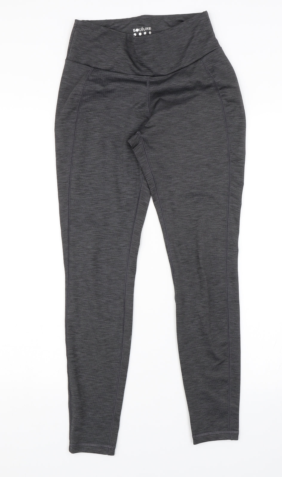 Souluxe Womens Grey   Jogger Leggings Size 8 L27 in