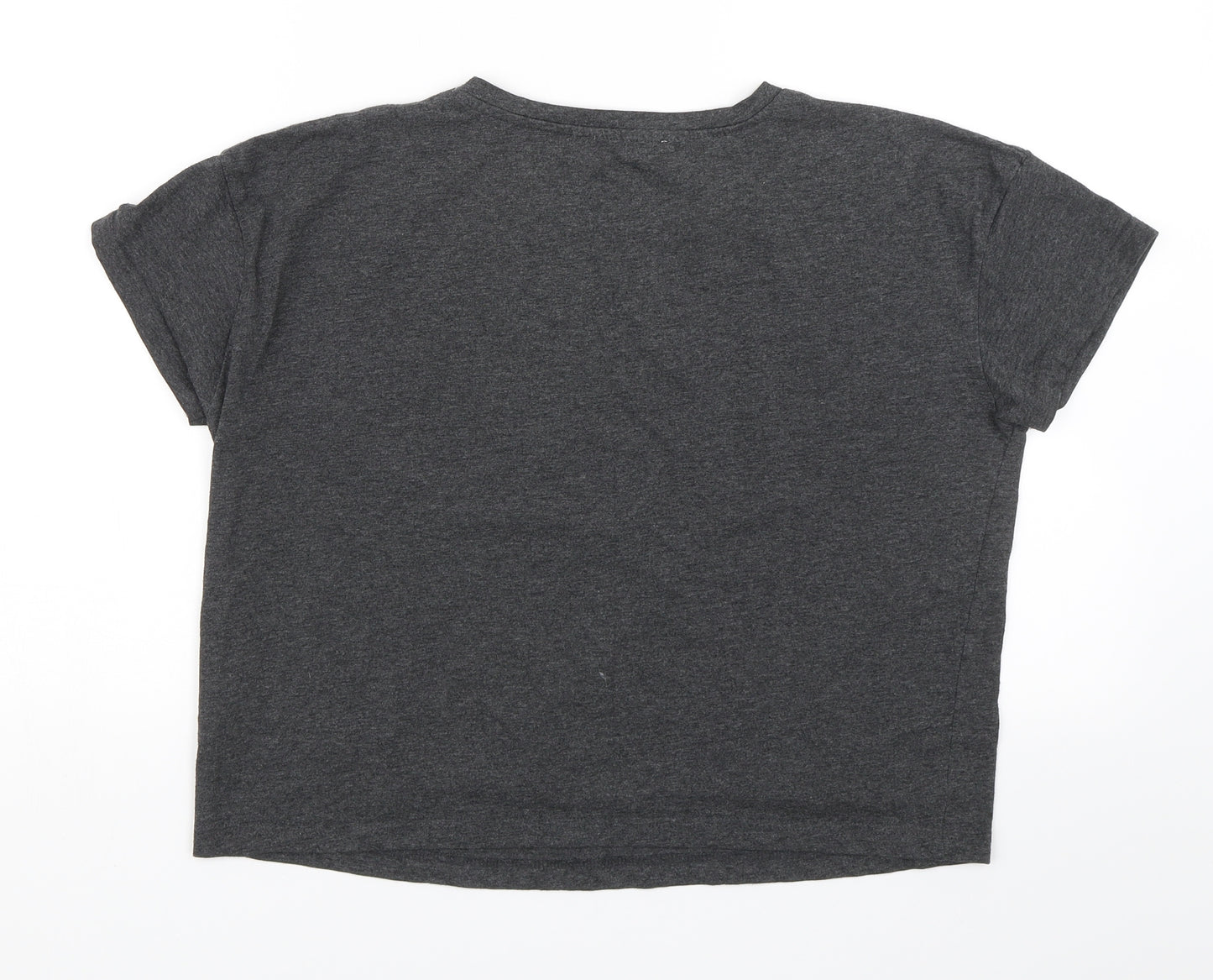 New Look Womens Grey Solid  Top Pyjama Pants Size S  - Sunday is for sleeping