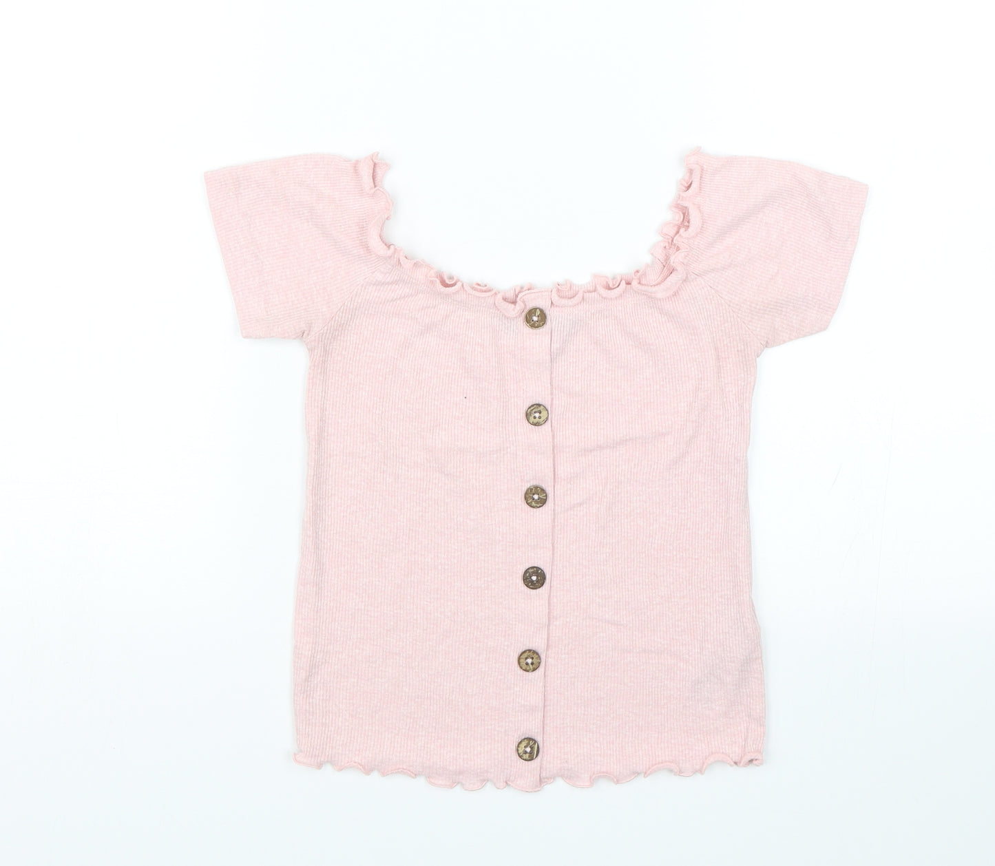 New Look Womens Pink   Basic Blouse Size 10