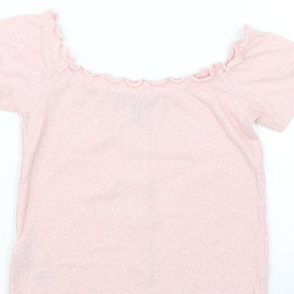 New Look Womens Pink   Basic Blouse Size 10
