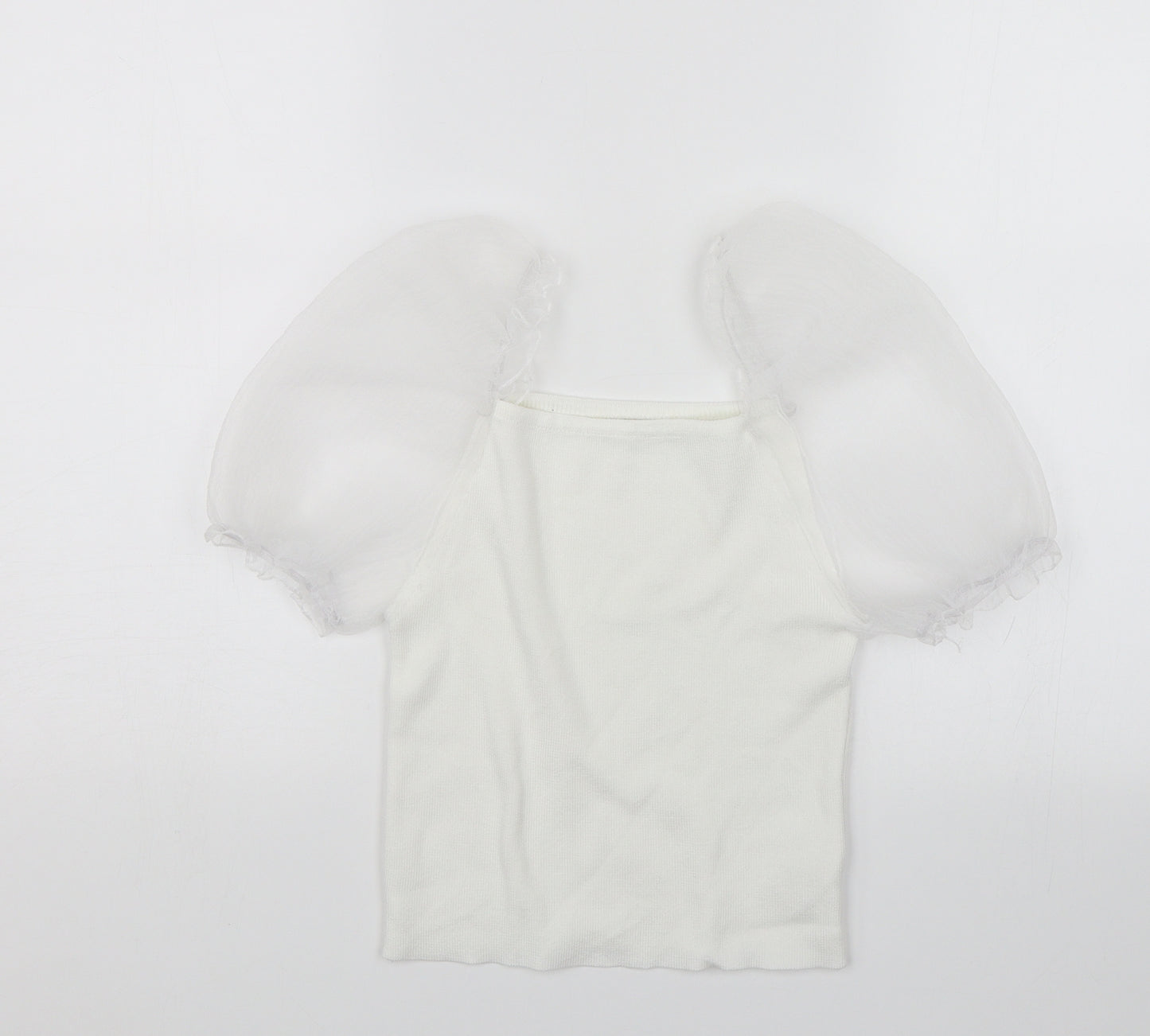 Flamant Rose Womens White   Basic Blouse Size S