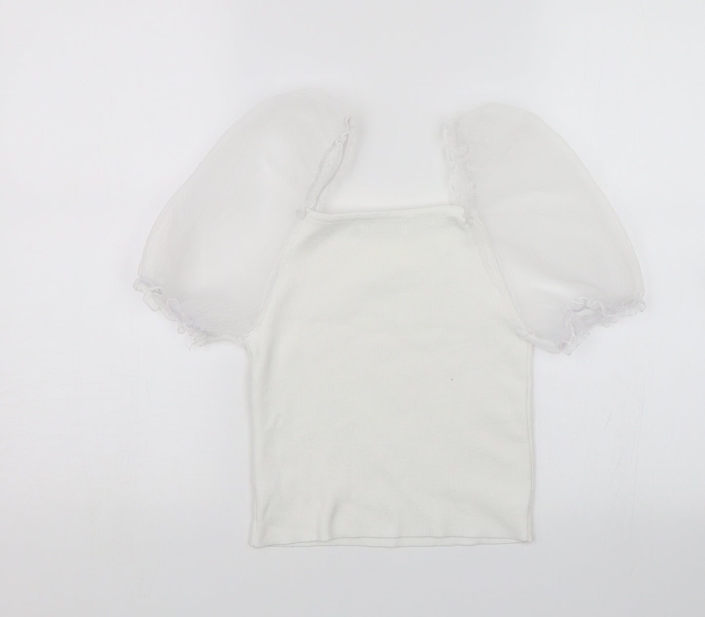 Flamant Rose Womens White   Basic Blouse Size S