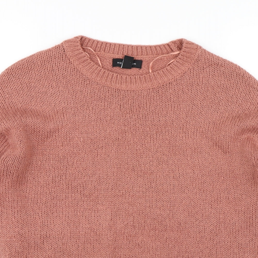 New Look Womens Pink   Pullover Jumper Size S