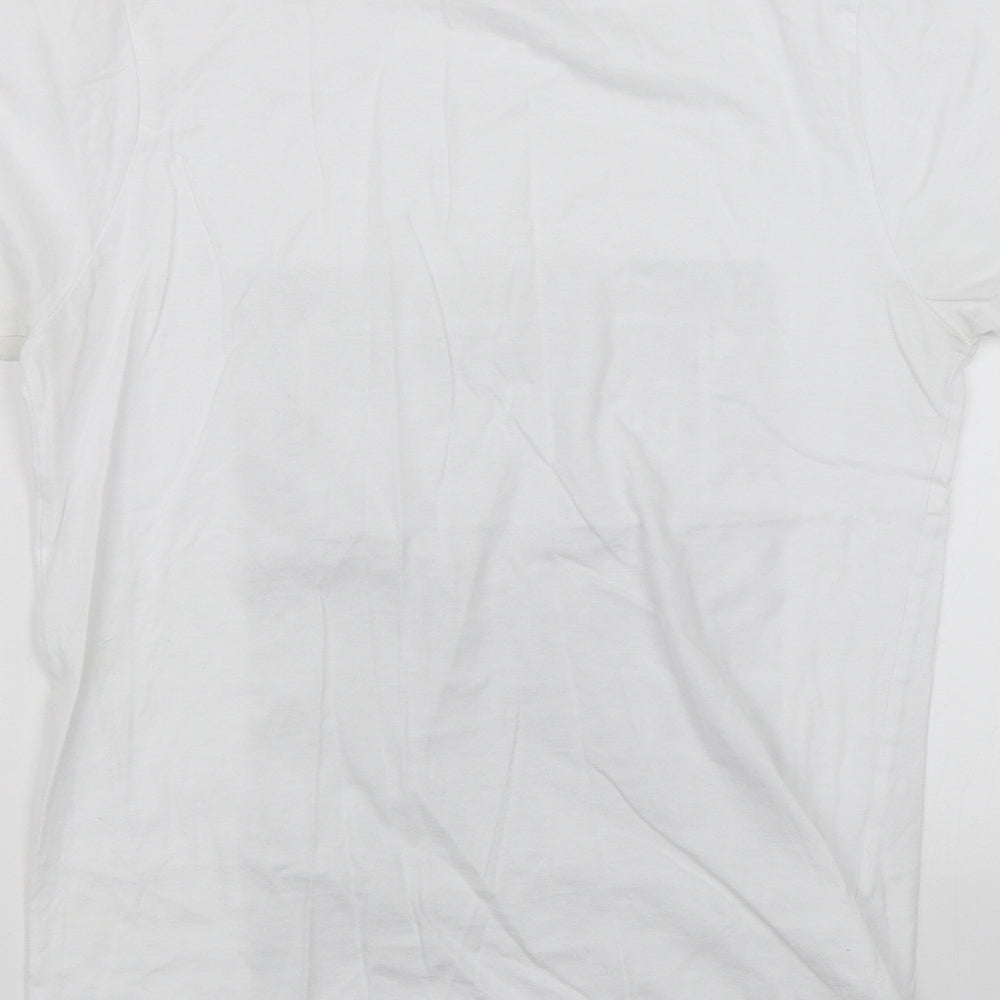 UON Womens White   Basic T-Shirt Size S  - Do it better