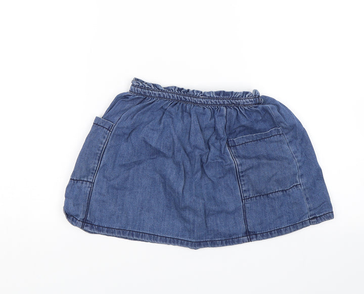 NEXT Girls Blue   Mini Skirt Size 4-5 Years