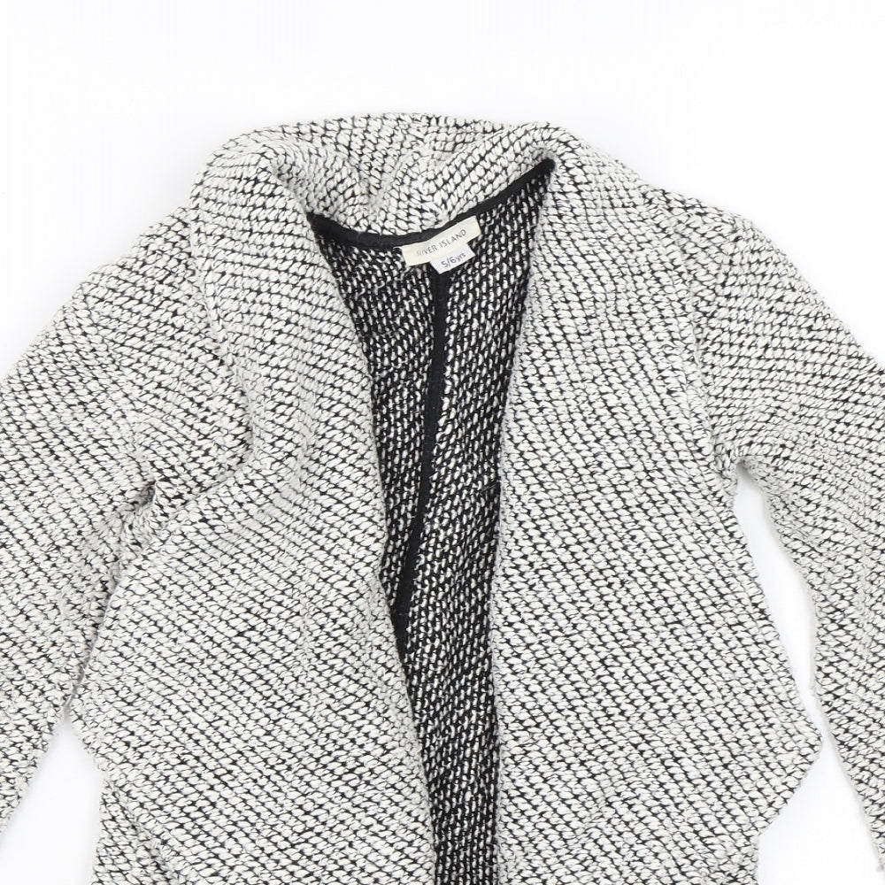 River Island Girls White   Jacket  Size 5-6 Years