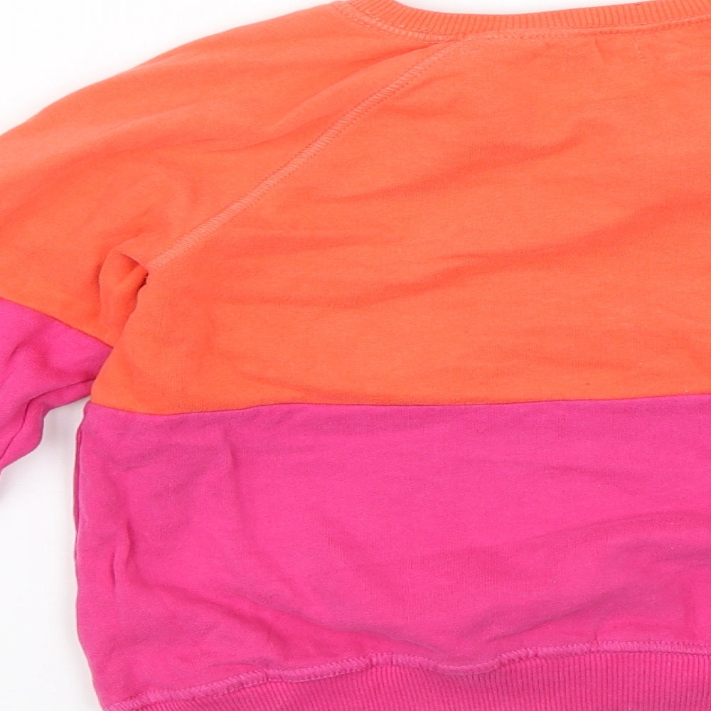 NEXT Girls Pink   Pullover Jumper Size 7 Years  - Cool