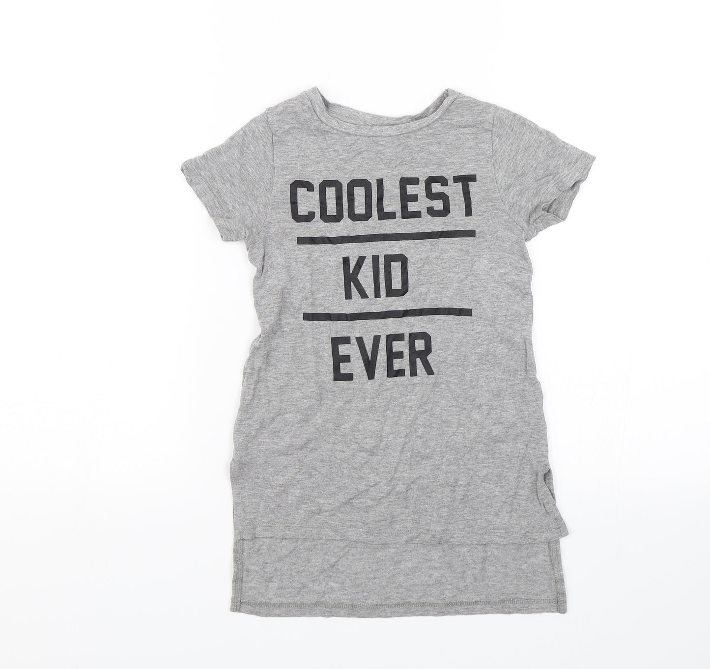 NEXT Girls Grey   Basic T-Shirt Size 3 Years  - Coolest kid ever