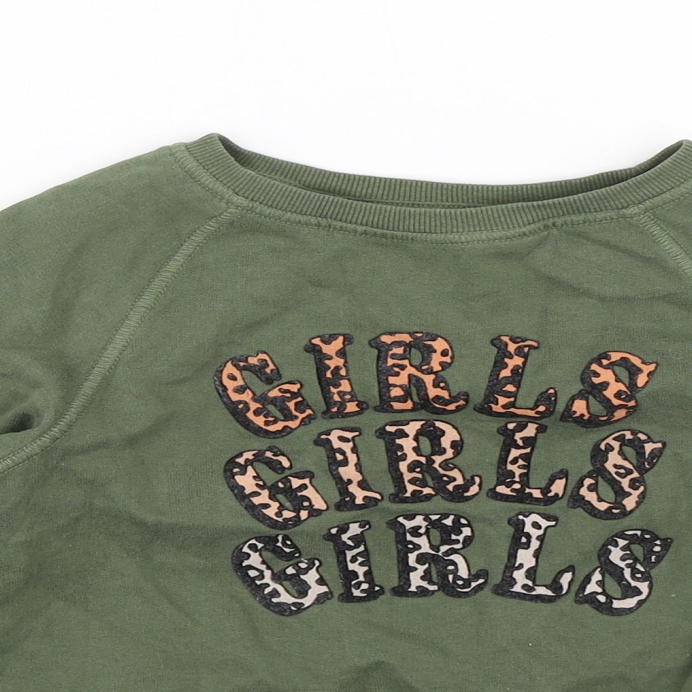 NEXT Girls Green   Pullover Jumper Size 8 Years  - Girls