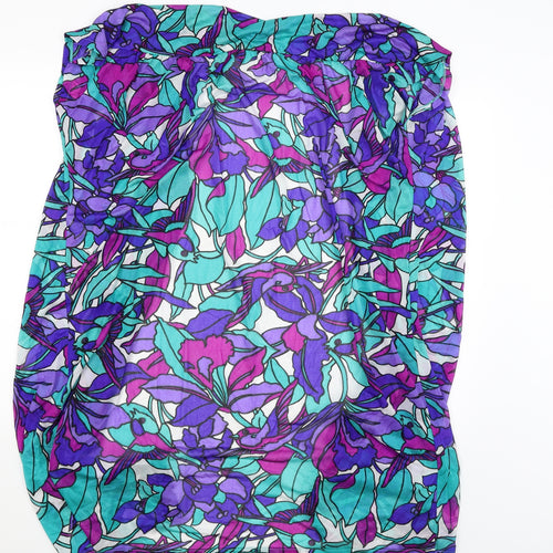 Slix Womens Multicoloured Floral  Basic Blouse One Size