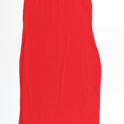 New Look Womens Red   Tank Dress  Size 16