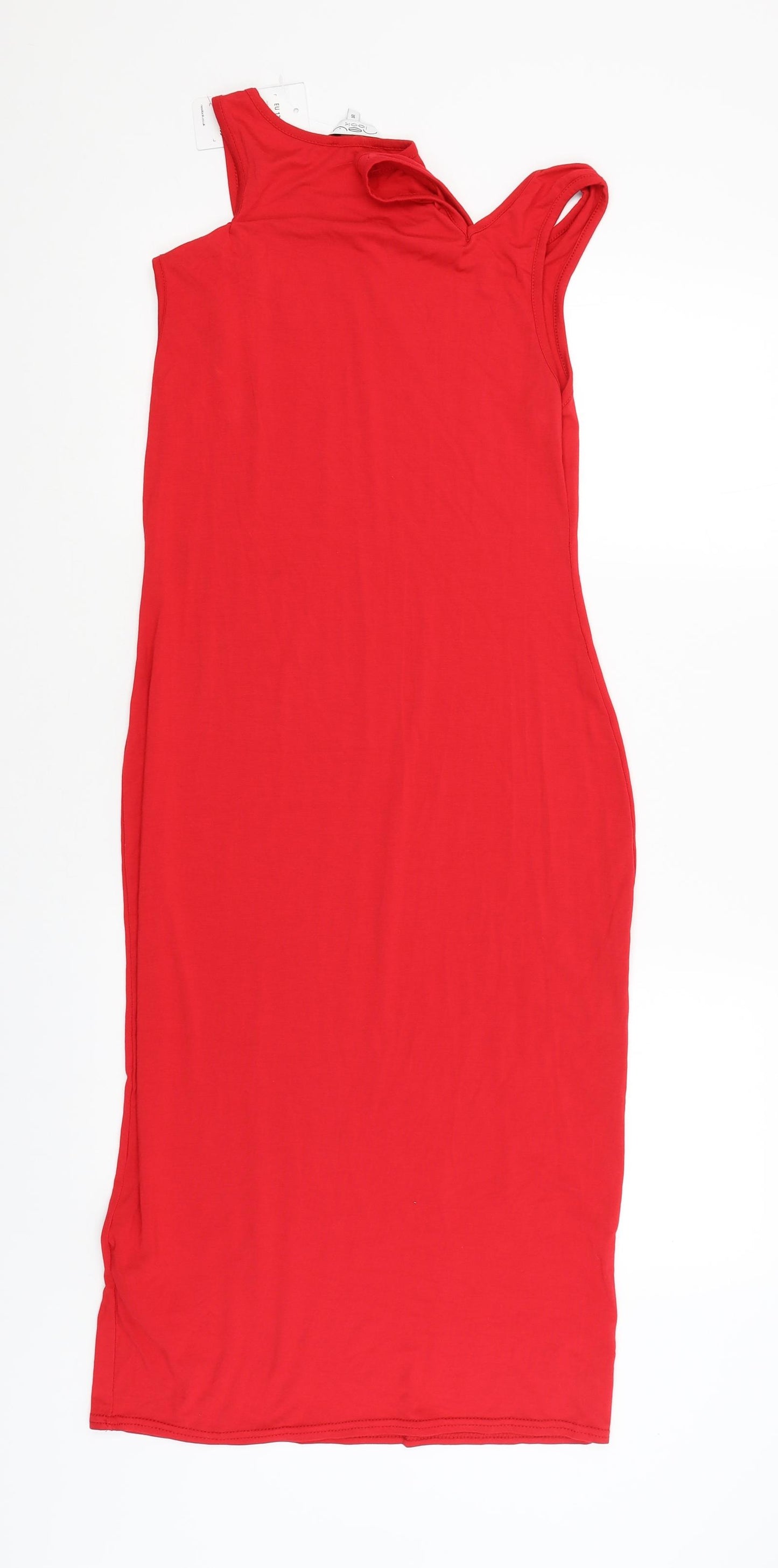 New Look Womens Red   Tank Dress  Size 16