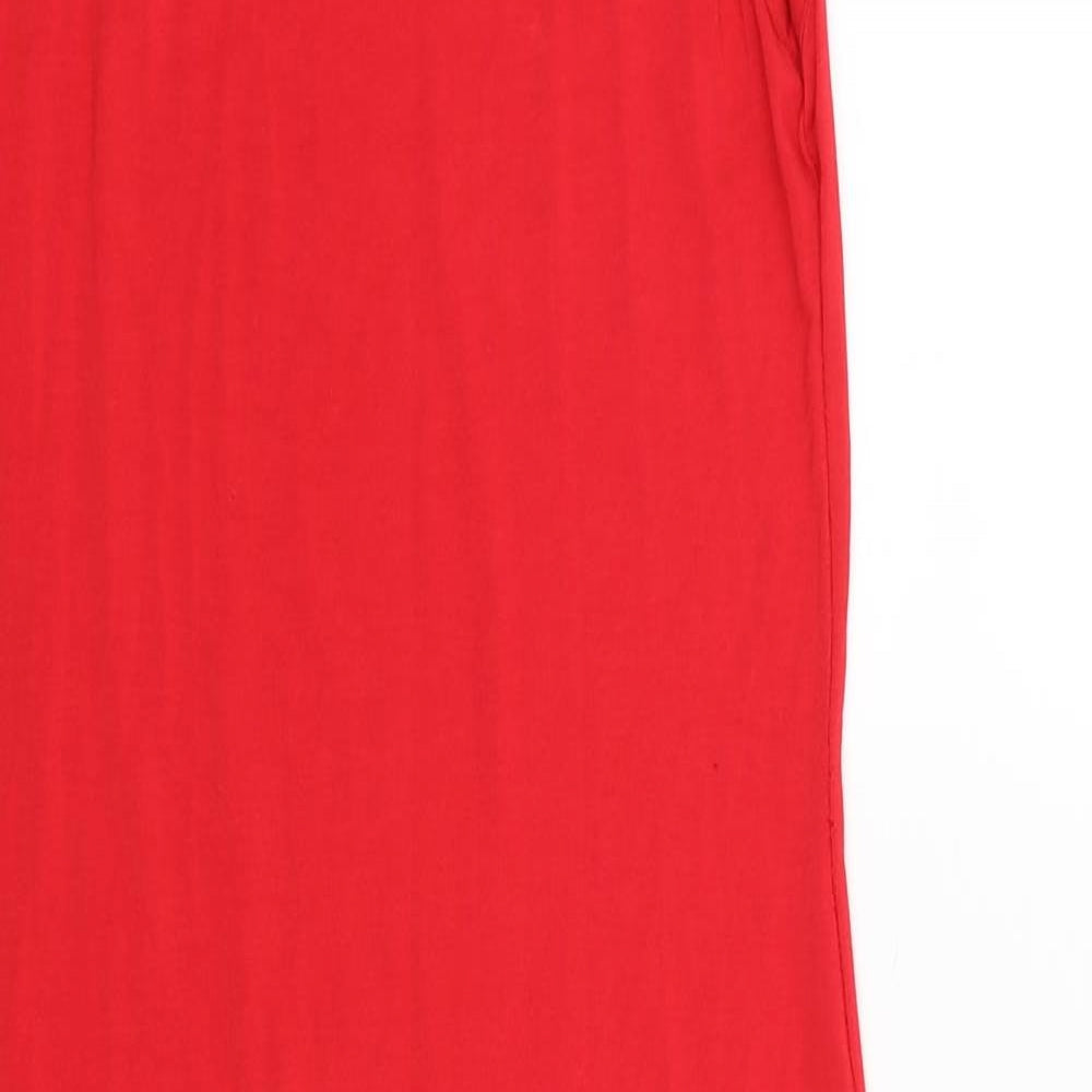 New Look Womens Red   Tank Dress  Size 16