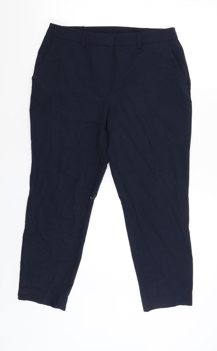 Dorothy Perkins Womens Blue   Trousers  Size 10 L24 in