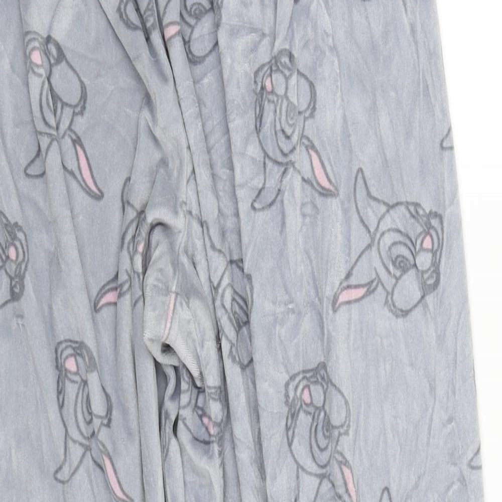 Love to Lounge Womens Grey Solid  Babydoll Pyjama Pants Size L  - Bunny Rabbit