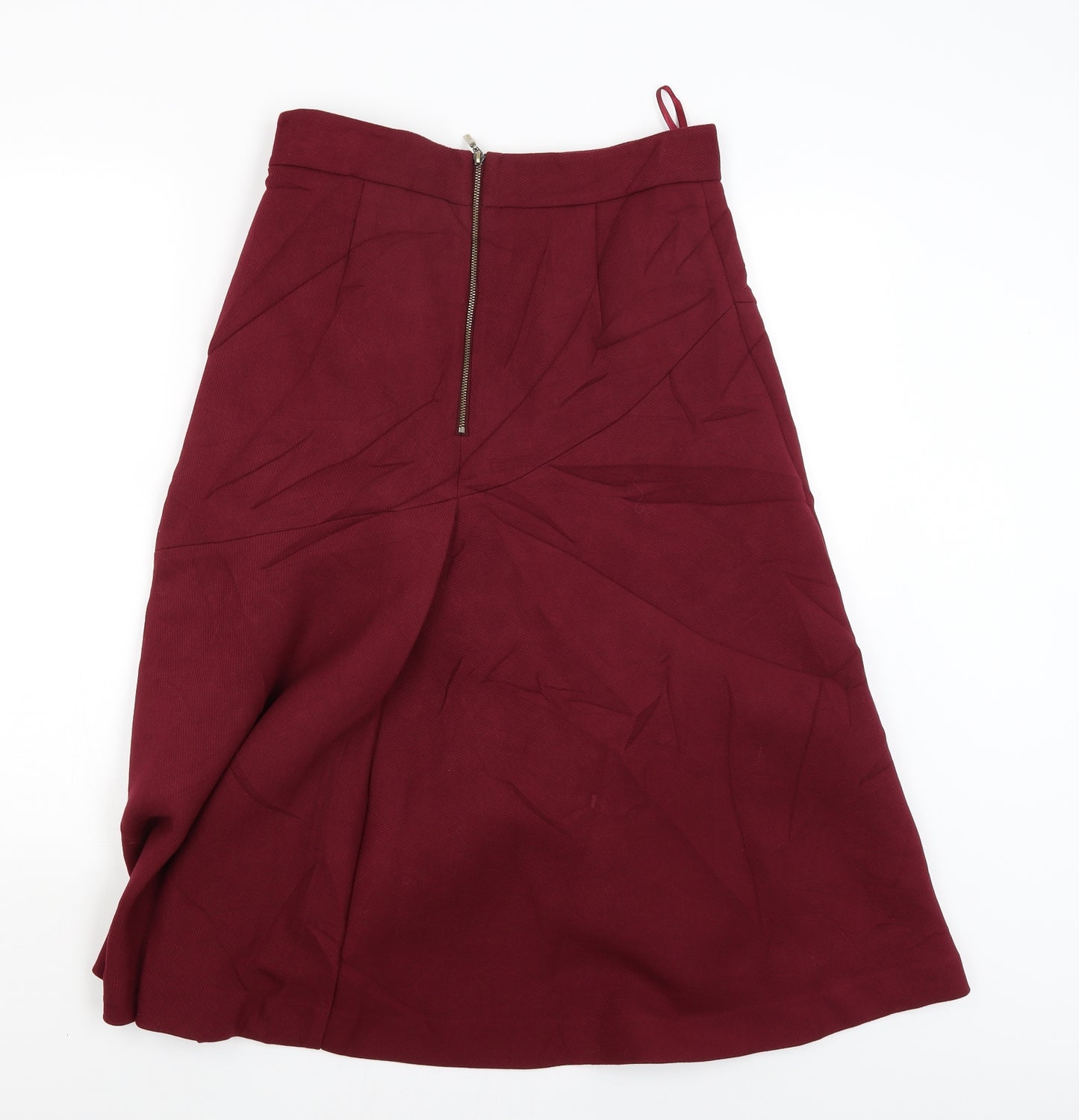 F&F Womens Red   Flare Skirt Size 12