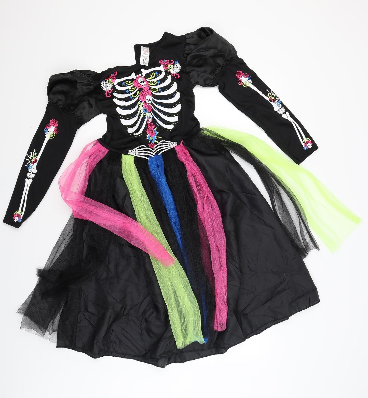 Morrisons Girls Black   A-Line  Size 11-12 Years