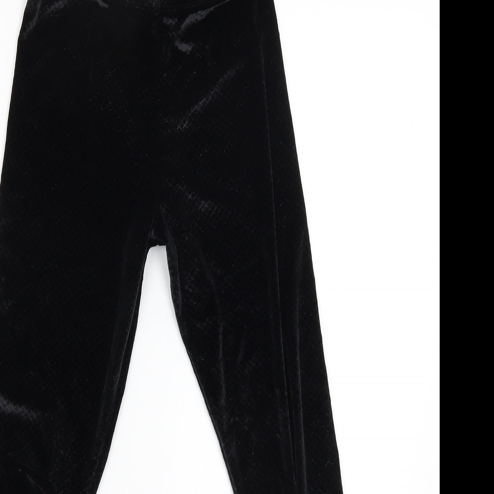 Candy Couture Girls Black   Capri Trousers Size 8-9 Years