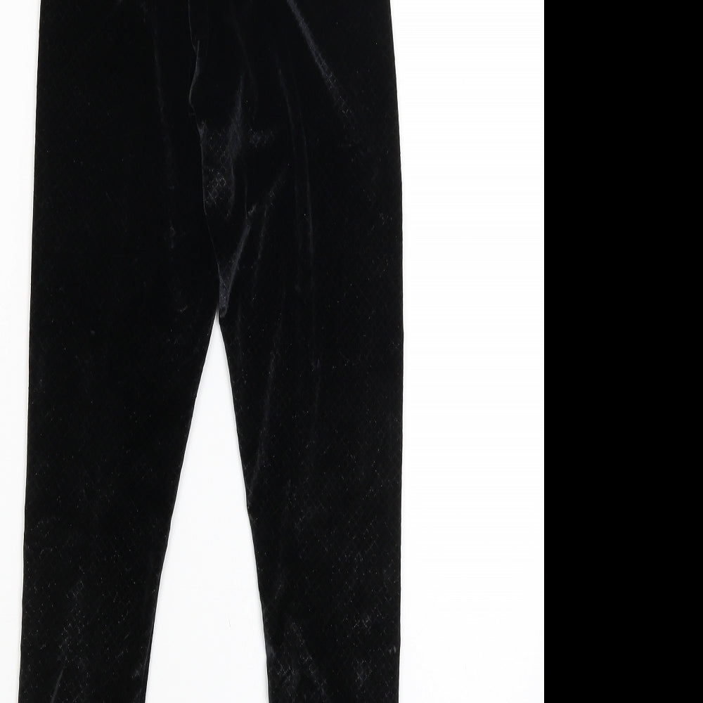 Candy Couture Girls Black   Capri Trousers Size 8-9 Years