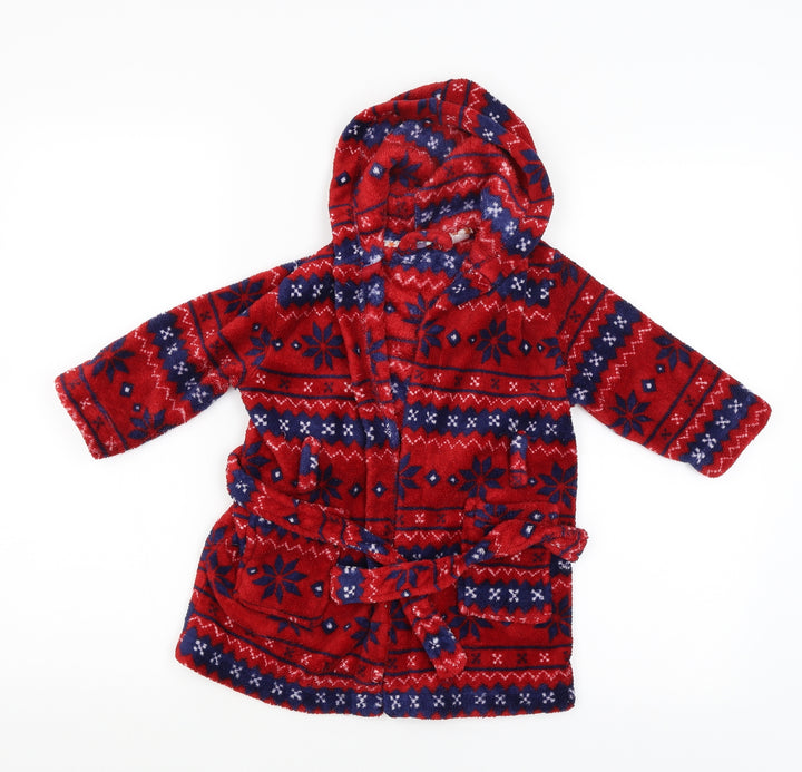 John Lewis Boys Red Solid Gown Size 2 Years