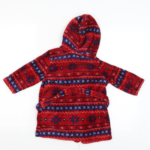John Lewis Boys Red Solid   Gown Size 2 Years