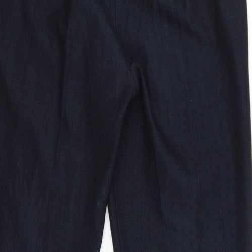M&S Womens Blue   Jegging Trousers Size 14 L29 in