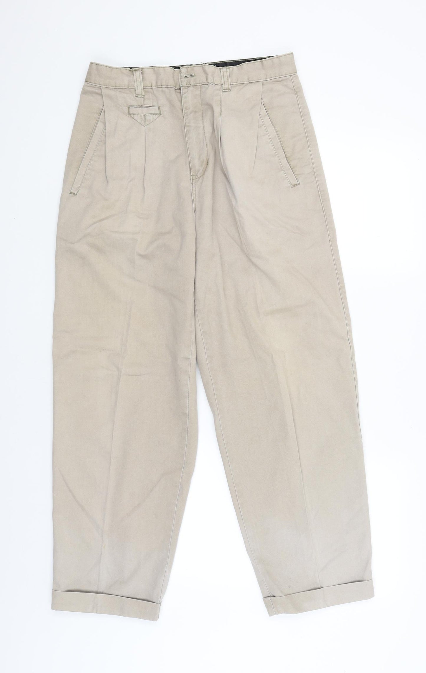 Preworn Womens Beige   Cargo Trousers Size 30 L28 in