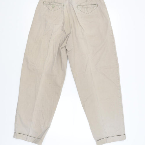 Preworn Womens Beige   Cargo Trousers Size 30 L28 in