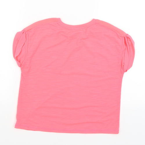 River Island Boys Pink   Basic T-Shirt Size 9-10 Years