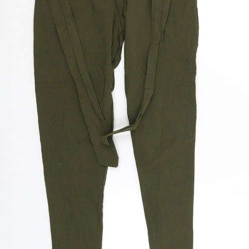 I SAW IT FIRST Womens Green   Capri Trousers Size 8 L33 in