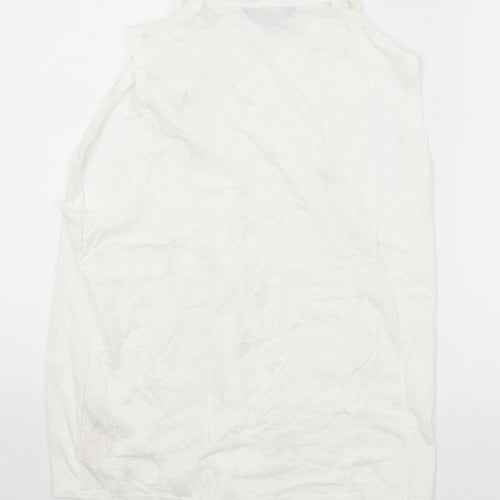 Dorothy Perkins Womens White   Basic Button-Up Size 10